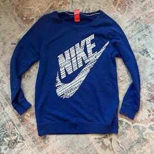 Nike blue crewneck